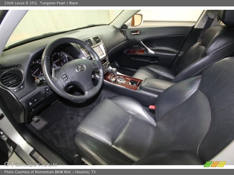 Tungsten Pearl / Black 2006 Lexus IS 350