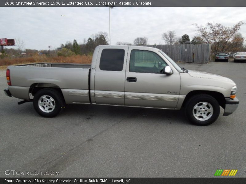 Light Pewter Metallic / Graphite 2000 Chevrolet Silverado 1500 LS Extended Cab