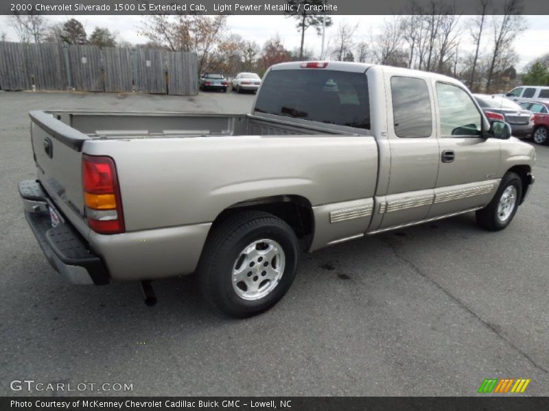 Light Pewter Metallic / Graphite 2000 Chevrolet Silverado 1500 LS Extended Cab