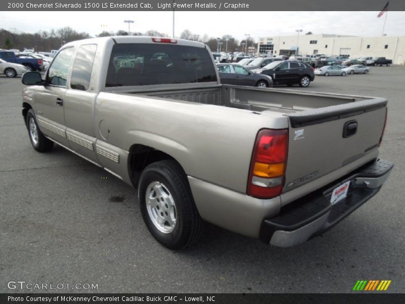 Light Pewter Metallic / Graphite 2000 Chevrolet Silverado 1500 LS Extended Cab