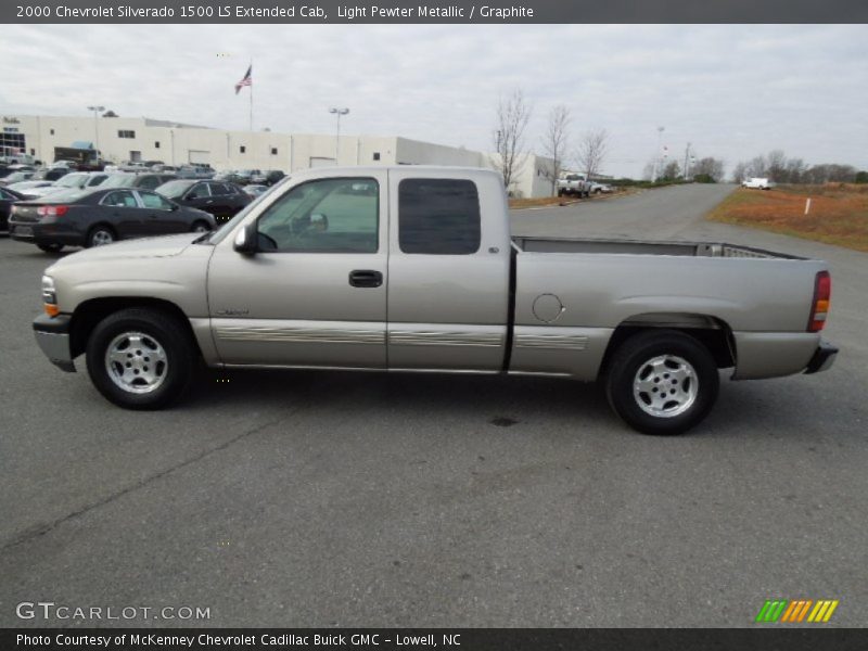 Light Pewter Metallic / Graphite 2000 Chevrolet Silverado 1500 LS Extended Cab