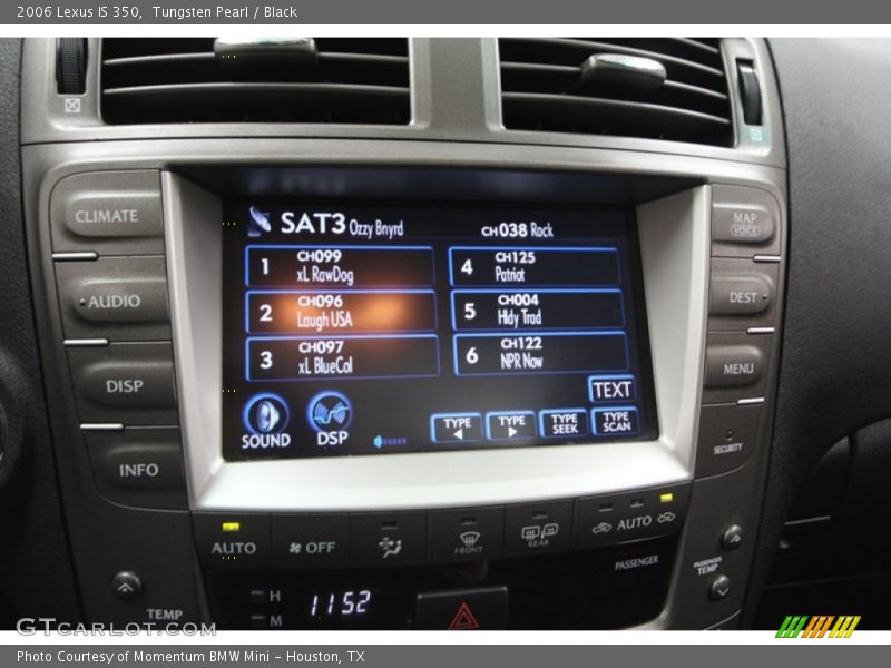 Tungsten Pearl / Black 2006 Lexus IS 350