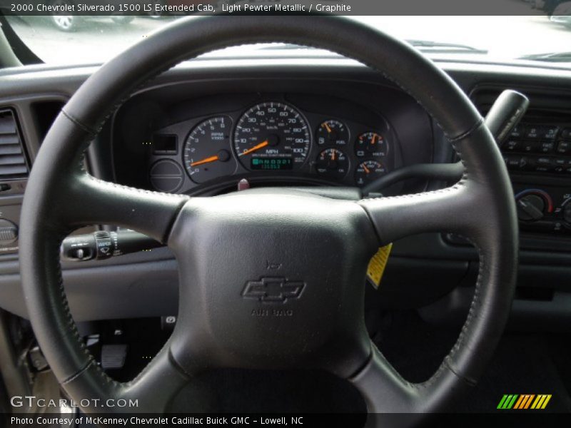 Light Pewter Metallic / Graphite 2000 Chevrolet Silverado 1500 LS Extended Cab