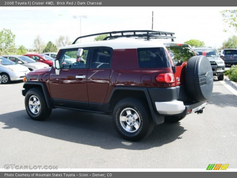 Brick Red / Dark Charcoal 2008 Toyota FJ Cruiser 4WD