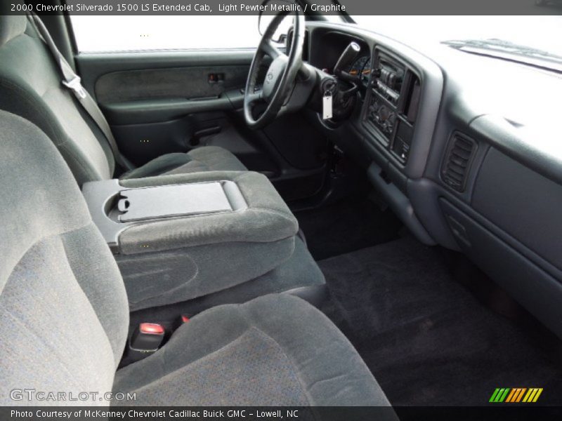 Light Pewter Metallic / Graphite 2000 Chevrolet Silverado 1500 LS Extended Cab