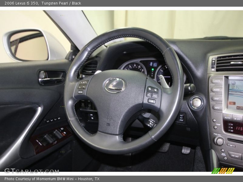 Tungsten Pearl / Black 2006 Lexus IS 350