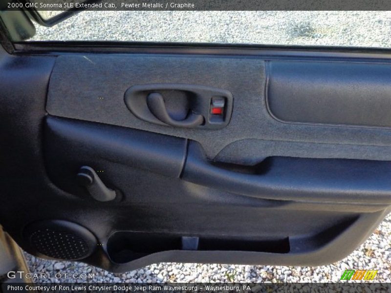 Pewter Metallic / Graphite 2000 GMC Sonoma SLE Extended Cab