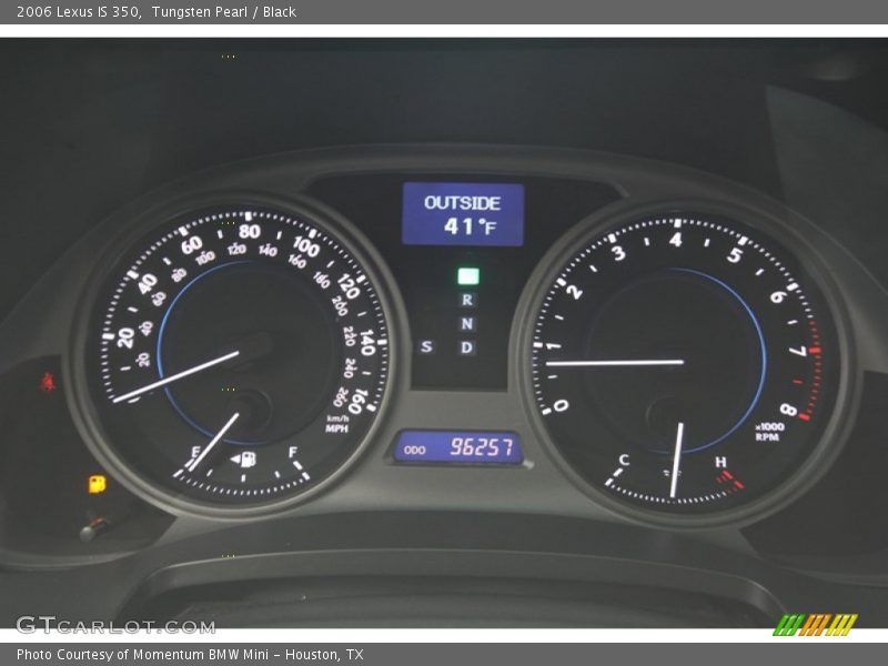 Tungsten Pearl / Black 2006 Lexus IS 350