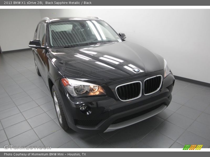 Black Sapphire Metallic / Black 2013 BMW X1 sDrive 28i