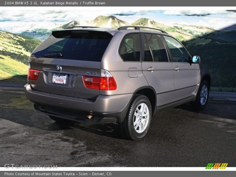 Kalahari Beige Metallic / Truffle Brown 2004 BMW X5 3.0i