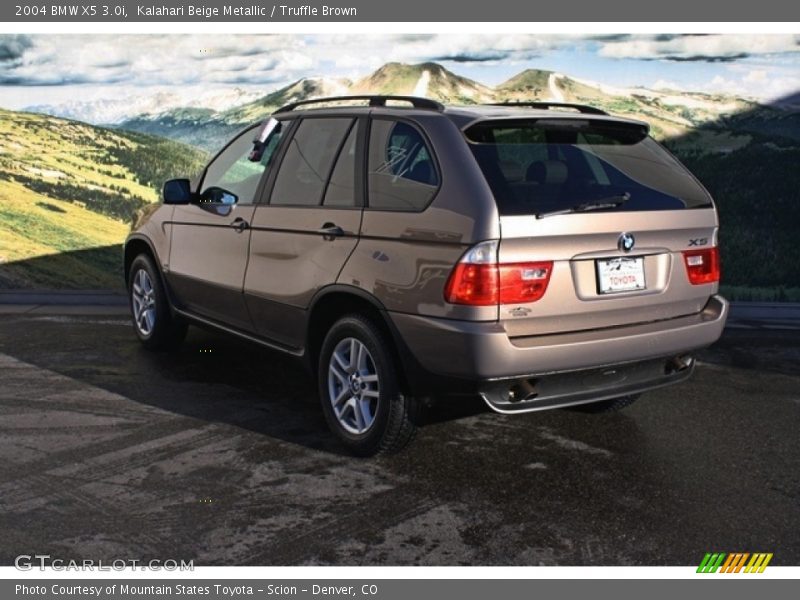 Kalahari Beige Metallic / Truffle Brown 2004 BMW X5 3.0i