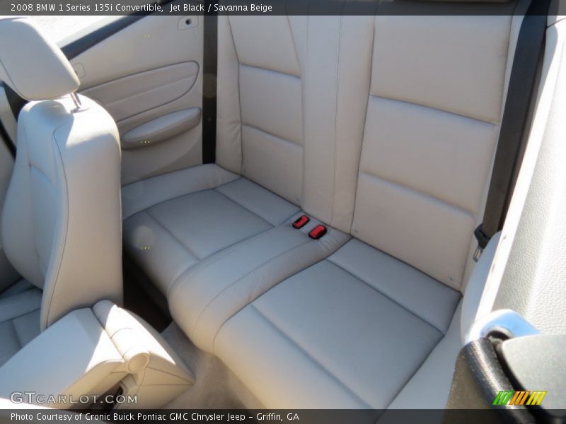 Jet Black / Savanna Beige 2008 BMW 1 Series 135i Convertible