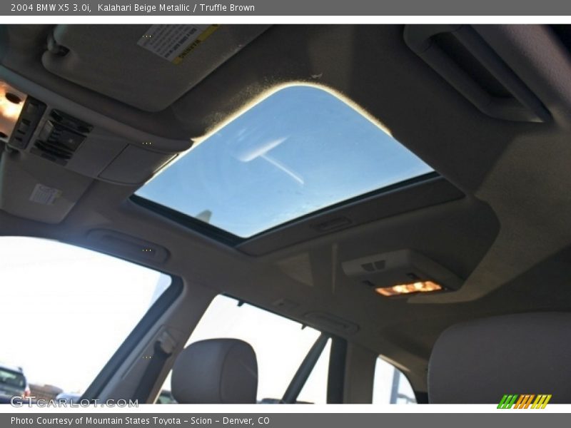 Kalahari Beige Metallic / Truffle Brown 2004 BMW X5 3.0i