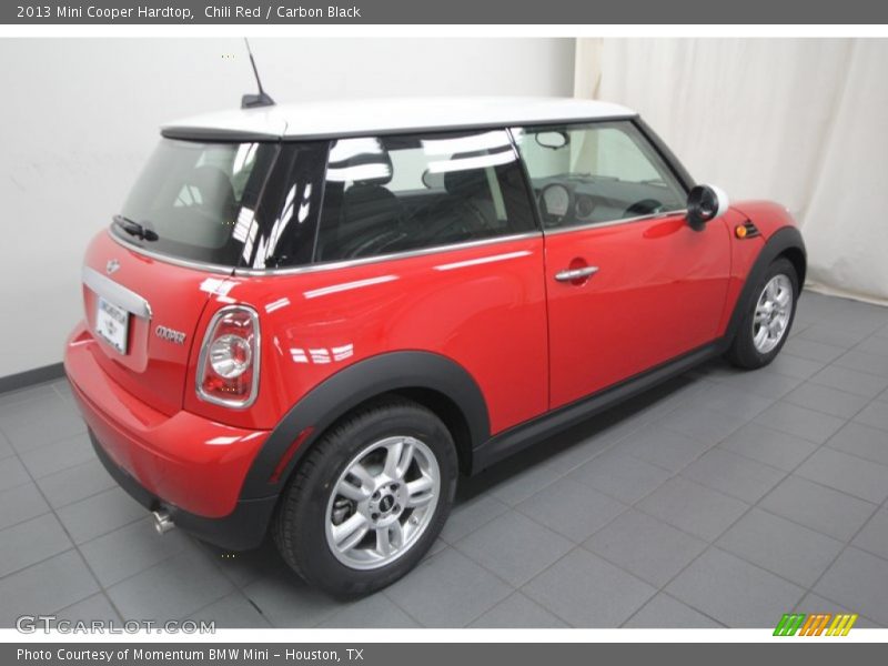 Chili Red / Carbon Black 2013 Mini Cooper Hardtop