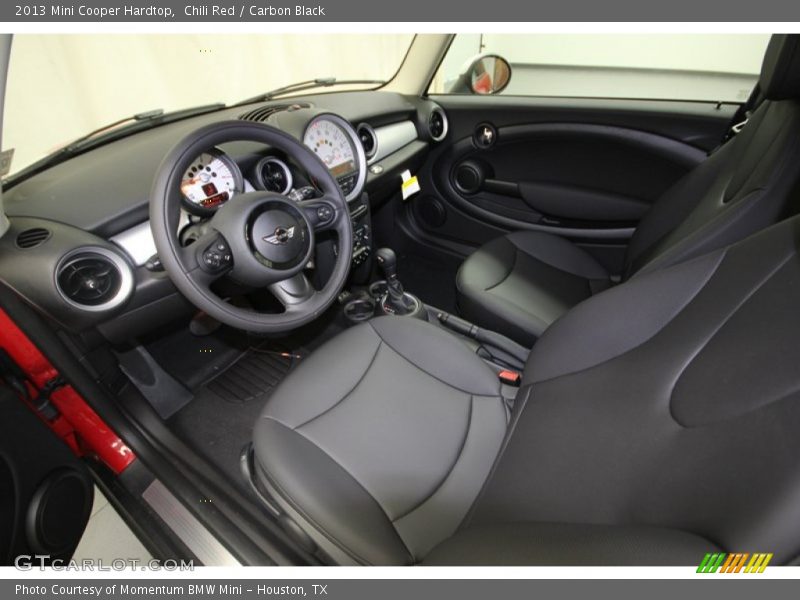 Chili Red / Carbon Black 2013 Mini Cooper Hardtop