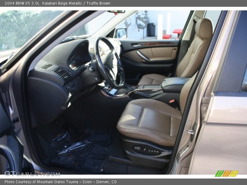 Front Seat of 2004 X5 3.0i