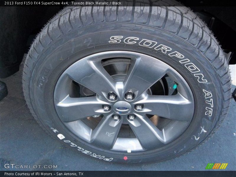 Tuxedo Black Metallic / Black 2013 Ford F150 FX4 SuperCrew 4x4