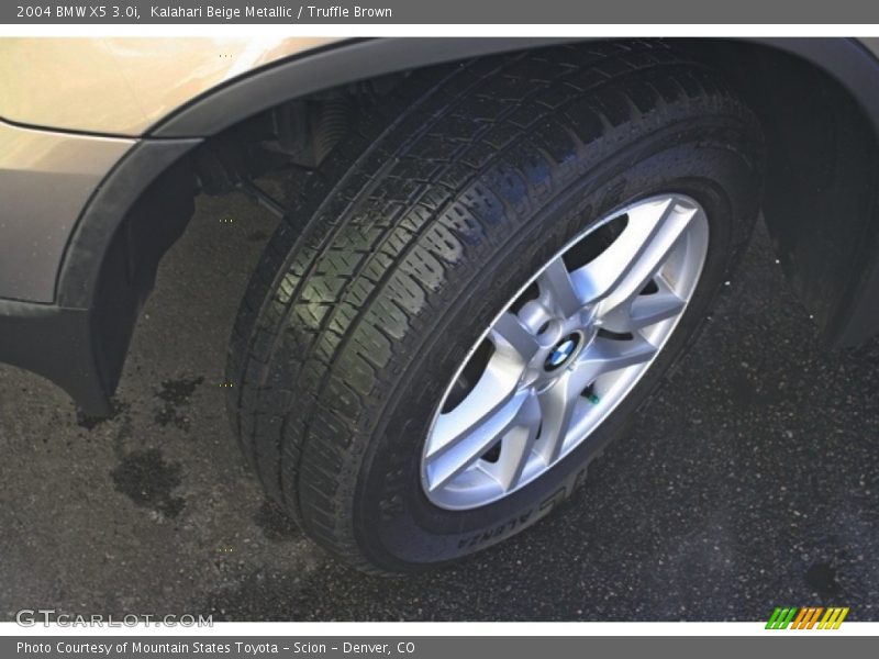 Kalahari Beige Metallic / Truffle Brown 2004 BMW X5 3.0i