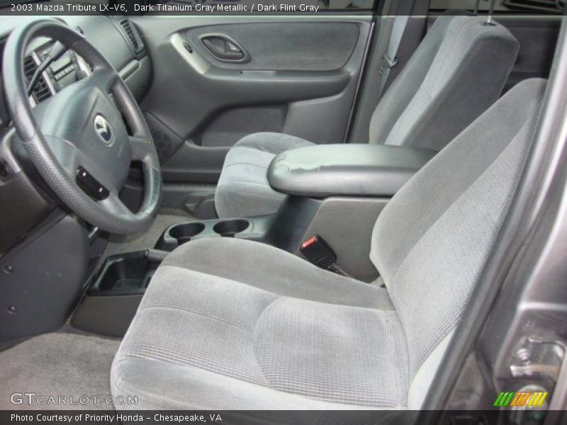 Dark Titanium Gray Metallic / Dark Flint Gray 2003 Mazda Tribute LX-V6