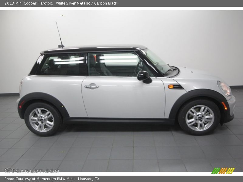 White Silver Metallic / Carbon Black 2013 Mini Cooper Hardtop