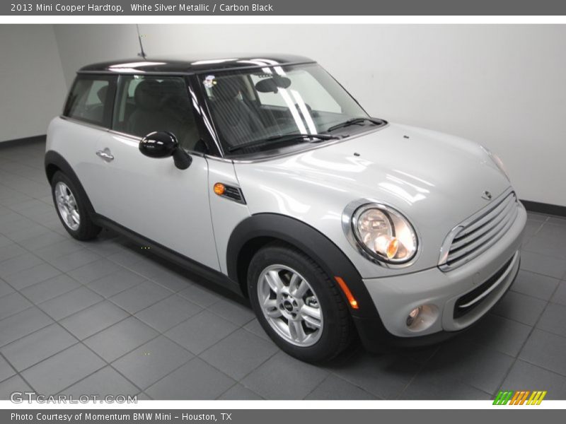White Silver Metallic / Carbon Black 2013 Mini Cooper Hardtop