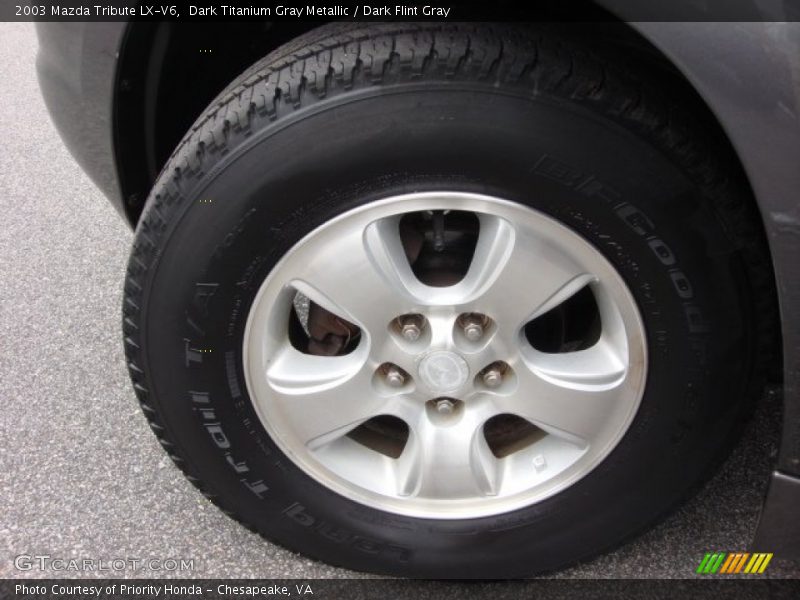 Dark Titanium Gray Metallic / Dark Flint Gray 2003 Mazda Tribute LX-V6