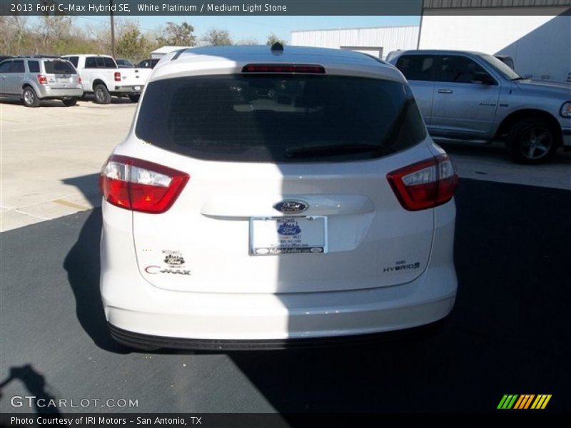 White Platinum / Medium Light Stone 2013 Ford C-Max Hybrid SE