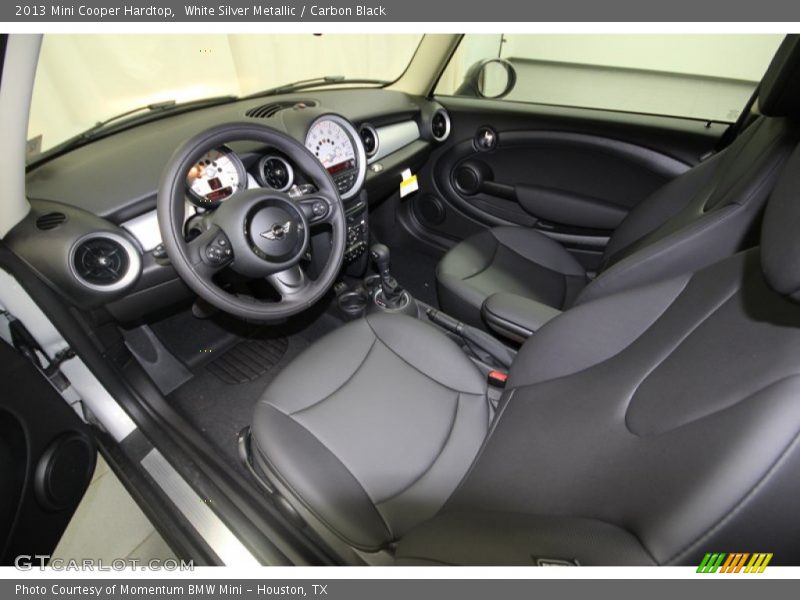 White Silver Metallic / Carbon Black 2013 Mini Cooper Hardtop