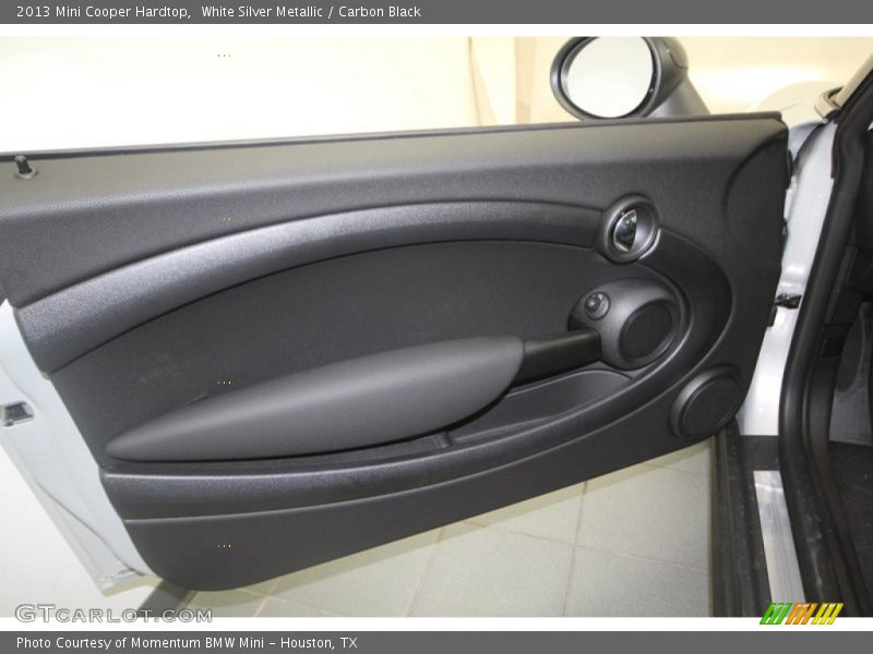 White Silver Metallic / Carbon Black 2013 Mini Cooper Hardtop