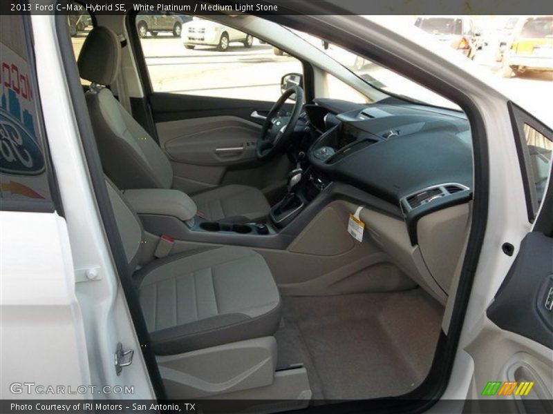White Platinum / Medium Light Stone 2013 Ford C-Max Hybrid SE
