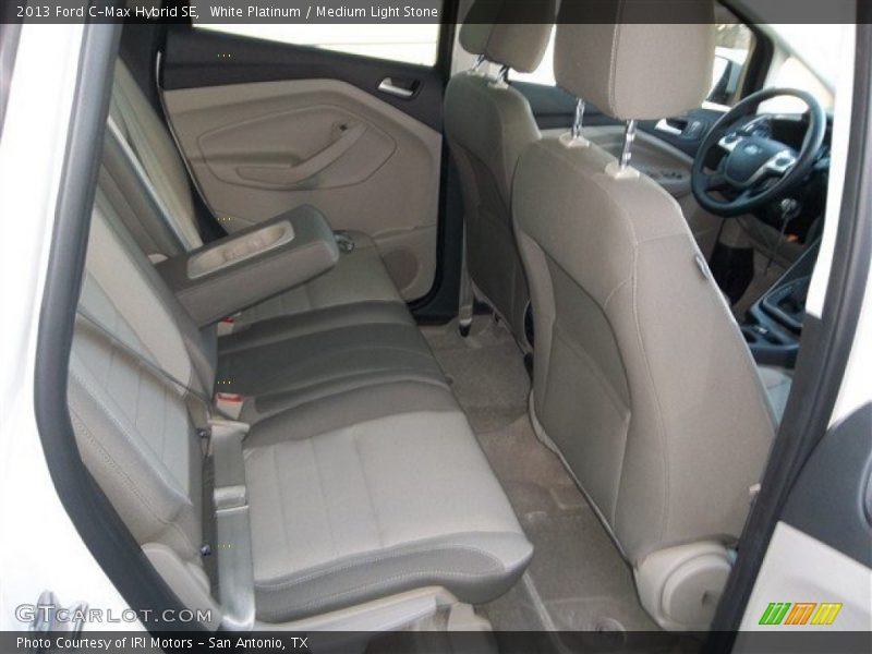 White Platinum / Medium Light Stone 2013 Ford C-Max Hybrid SE