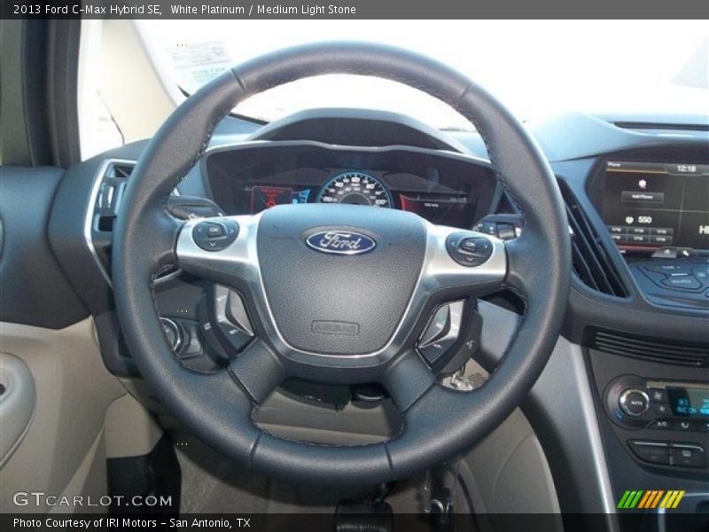 White Platinum / Medium Light Stone 2013 Ford C-Max Hybrid SE