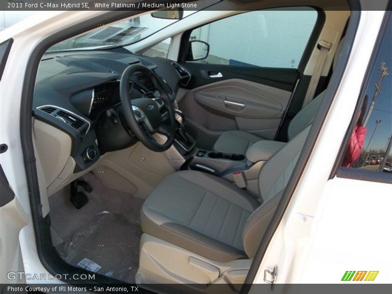 White Platinum / Medium Light Stone 2013 Ford C-Max Hybrid SE