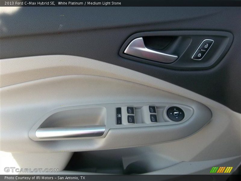 White Platinum / Medium Light Stone 2013 Ford C-Max Hybrid SE