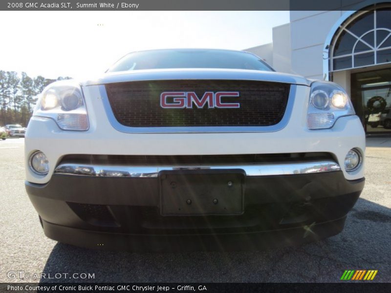 Summit White / Ebony 2008 GMC Acadia SLT