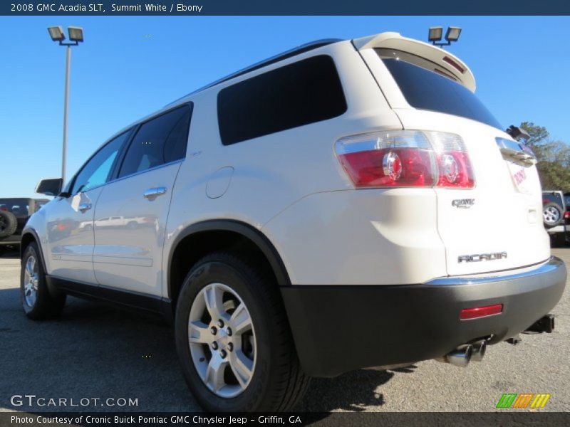 Summit White / Ebony 2008 GMC Acadia SLT