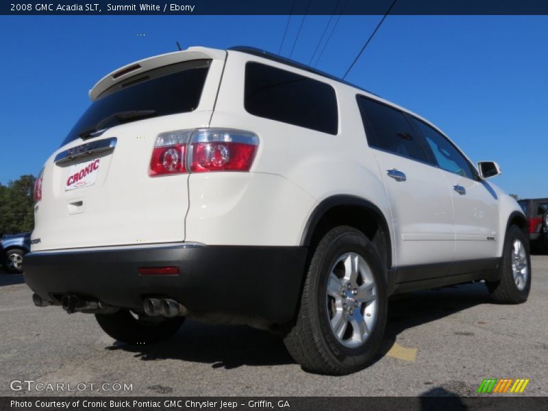 Summit White / Ebony 2008 GMC Acadia SLT