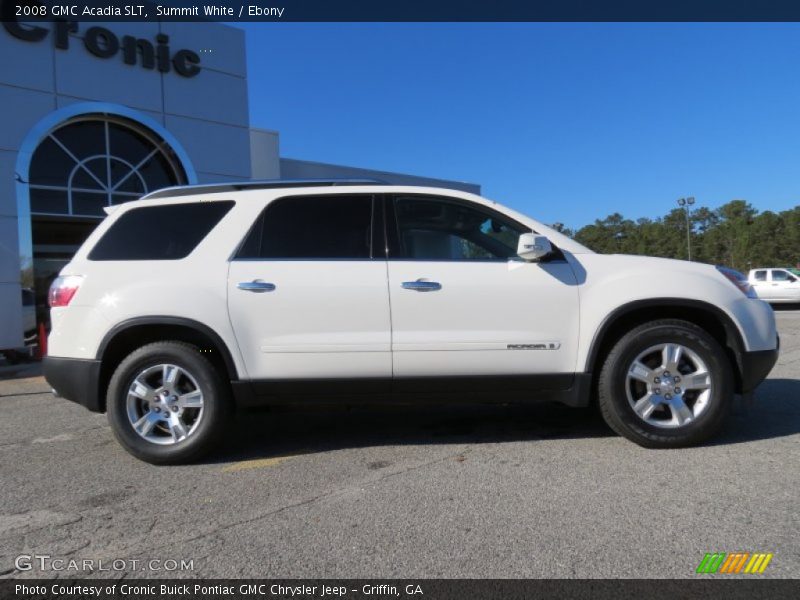 Summit White / Ebony 2008 GMC Acadia SLT