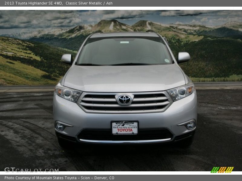 Classic Silver Metallic / Ash 2013 Toyota Highlander SE 4WD