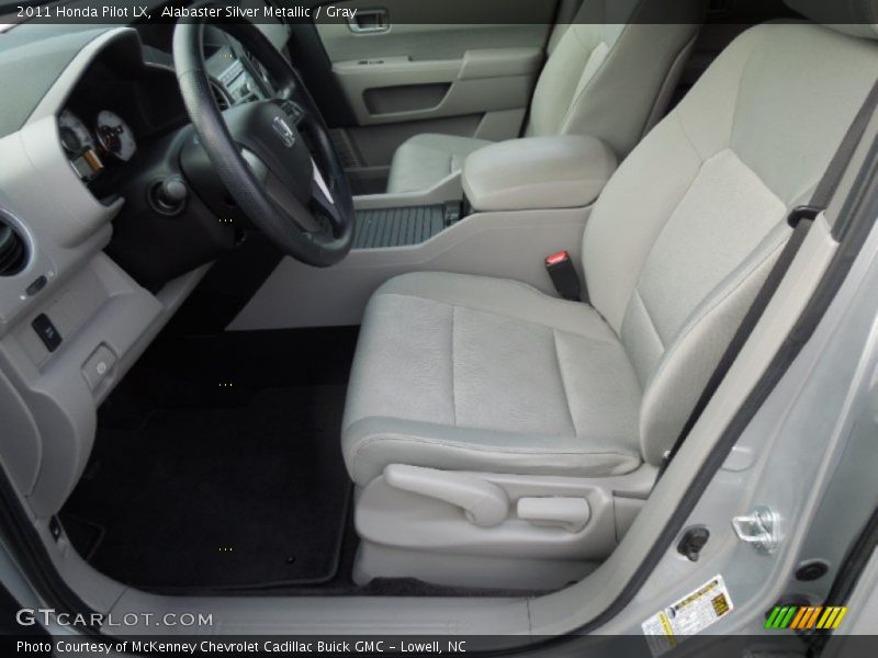Front Seat of 2011 Pilot LX