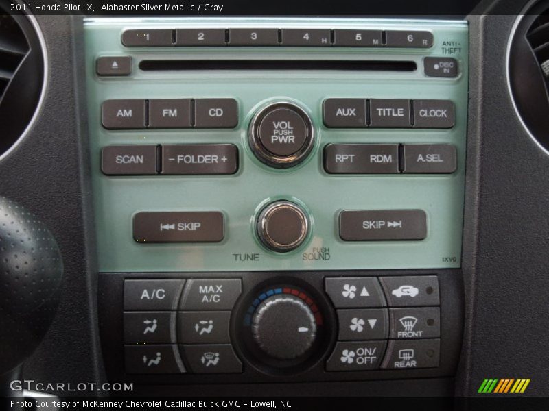Controls of 2011 Pilot LX