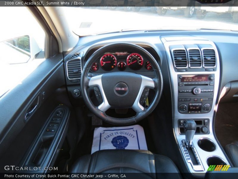 Summit White / Ebony 2008 GMC Acadia SLT