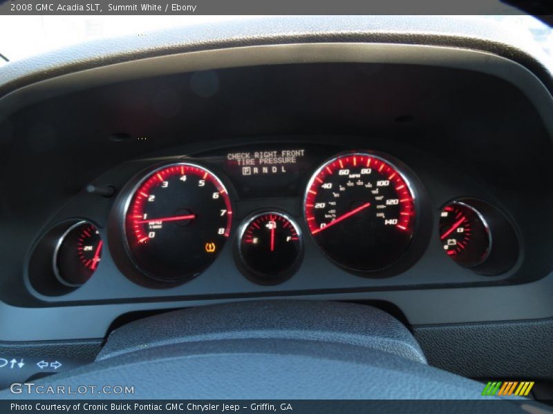 Summit White / Ebony 2008 GMC Acadia SLT
