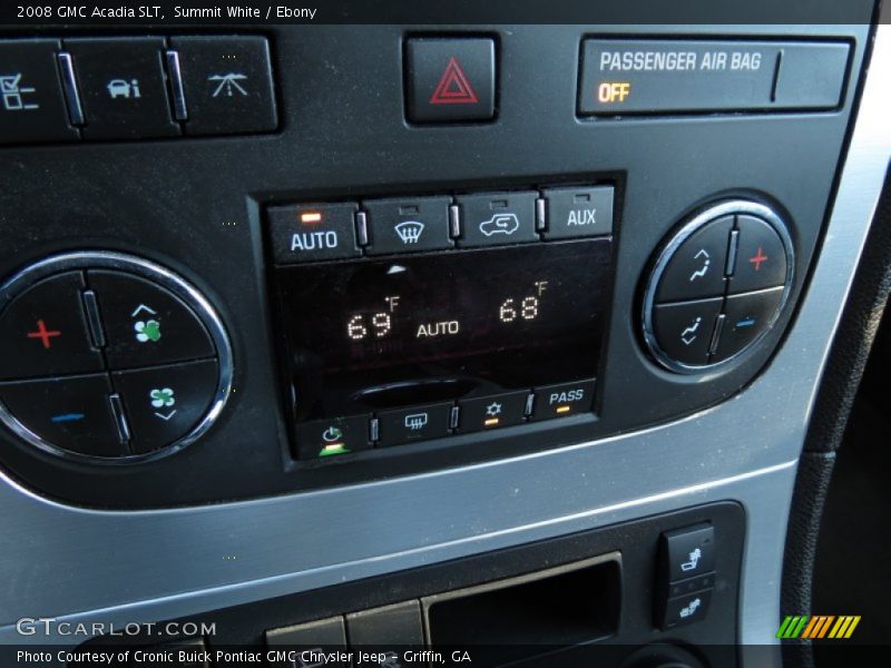 Summit White / Ebony 2008 GMC Acadia SLT