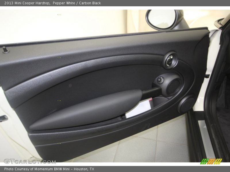 Pepper White / Carbon Black 2013 Mini Cooper Hardtop