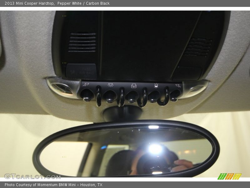 Pepper White / Carbon Black 2013 Mini Cooper Hardtop