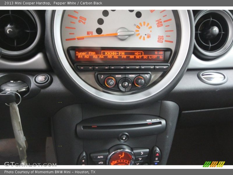 Pepper White / Carbon Black 2013 Mini Cooper Hardtop