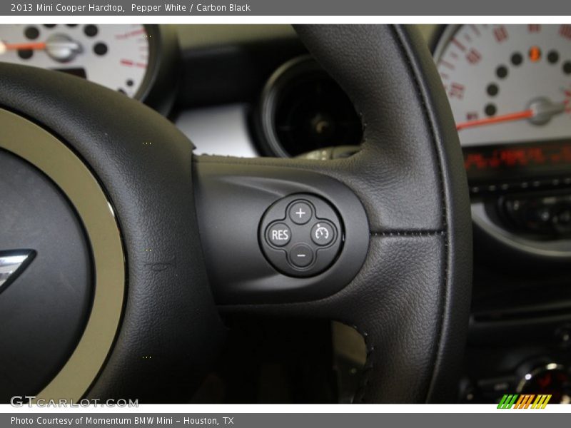 Pepper White / Carbon Black 2013 Mini Cooper Hardtop