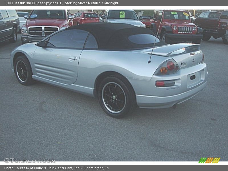 Sterling Silver Metallic / Midnight 2003 Mitsubishi Eclipse Spyder GT