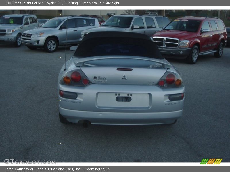 Sterling Silver Metallic / Midnight 2003 Mitsubishi Eclipse Spyder GT